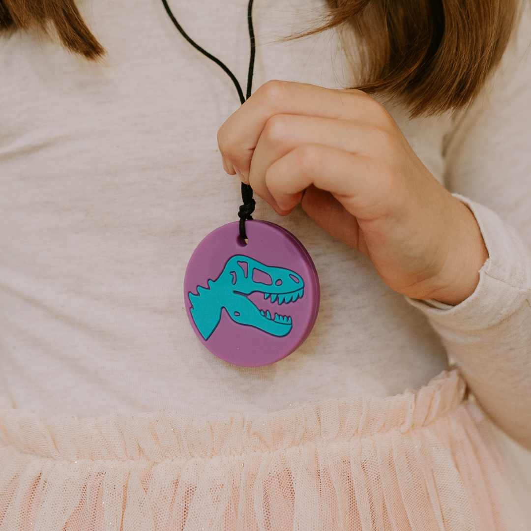 Jellystone Designs Silicone Dino Pendant