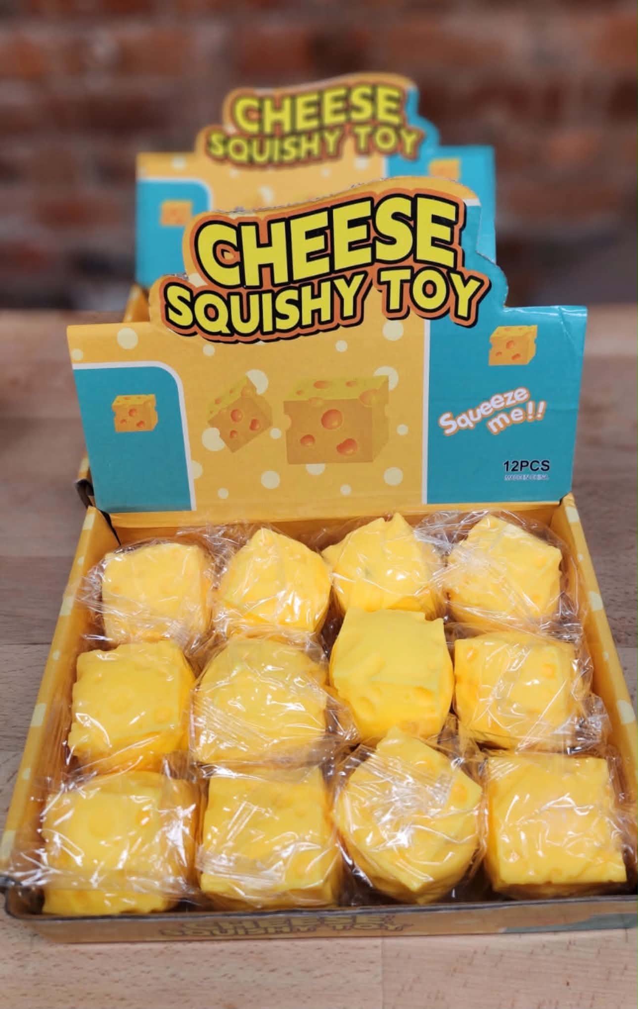 Cheese Squeeze Squishy Small