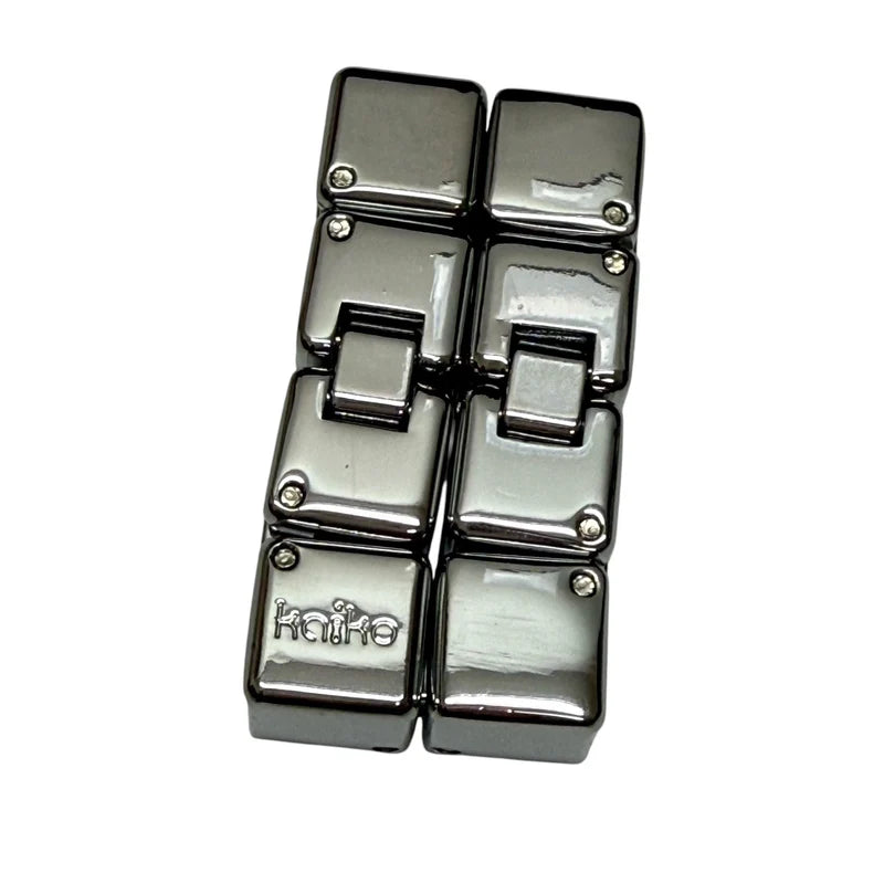 Gloss Silver MINI Infinity Cube in Window Tin - 151 gams