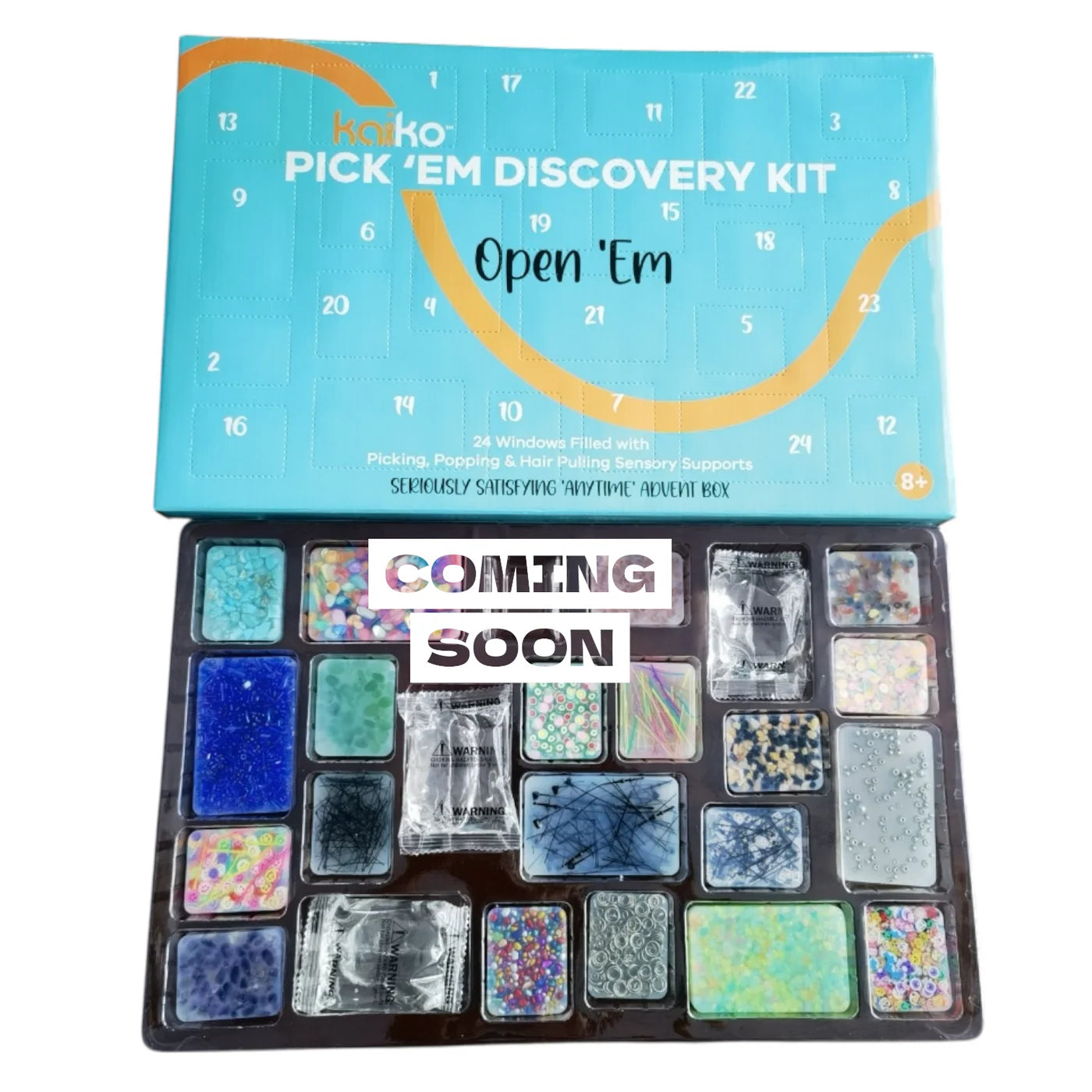 Open 'Em Pick ‘Em Discovery Kit - 24 Window Anytime ADVENT Calendar $220 VALUE