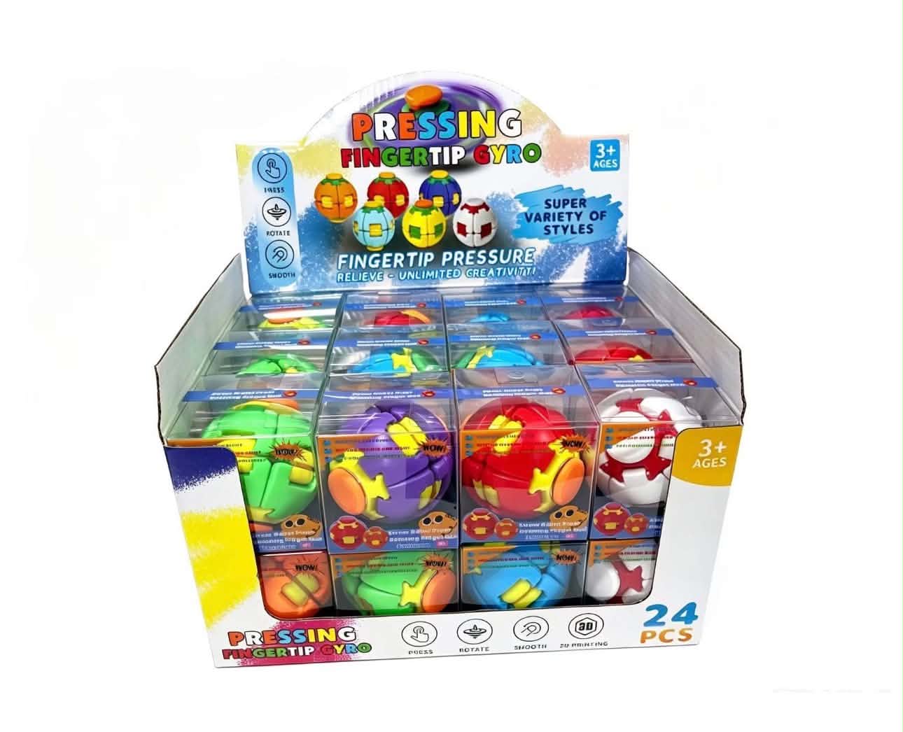 Pressing Fingertip Spinner Ball