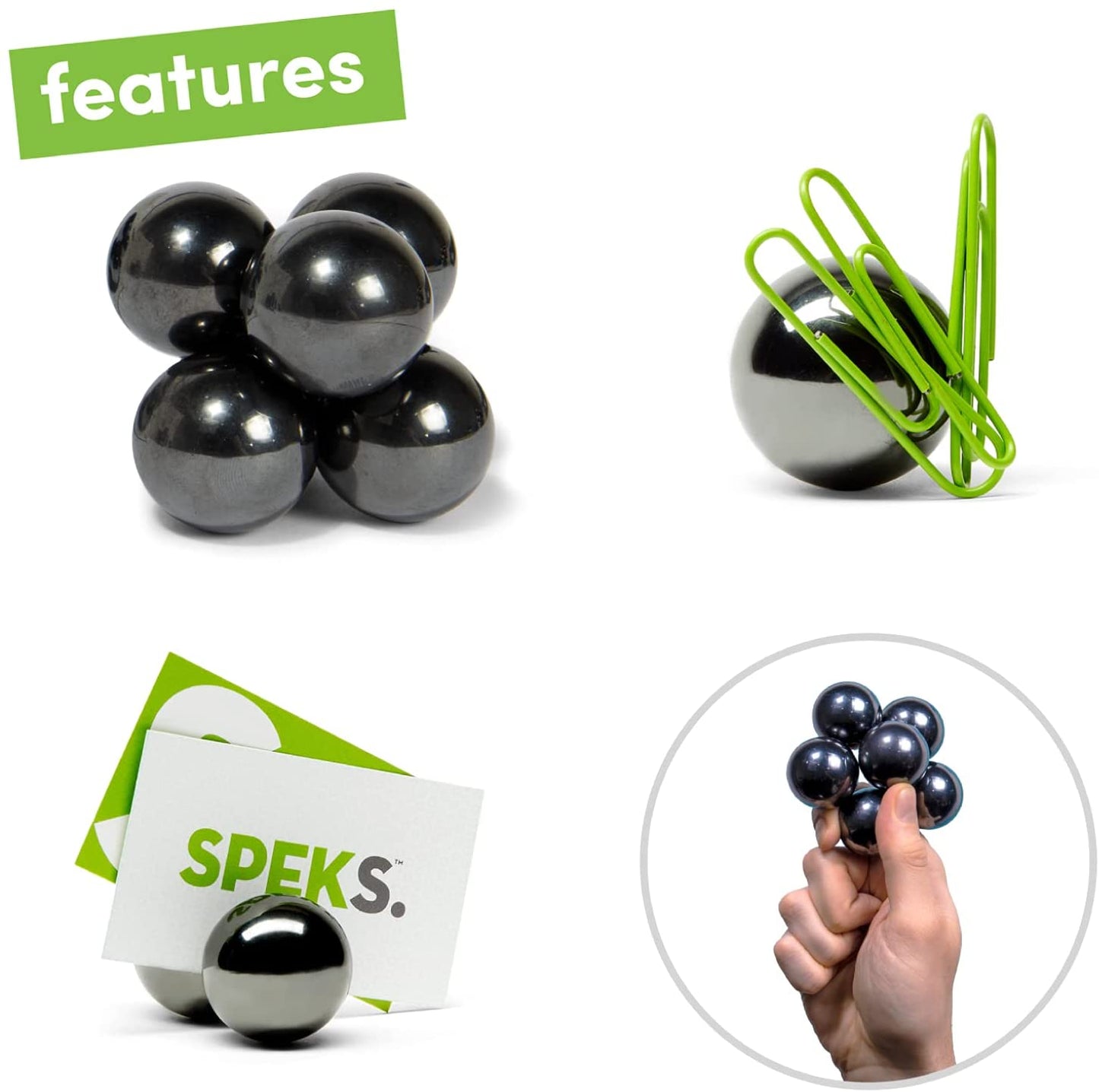 SPEKS - SUPER SIZE GUNMETAL (3pc Set)