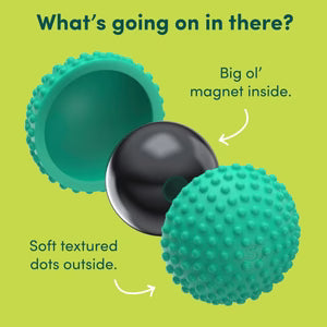 Speks ODDS Silicone Magnets- Green Dots
