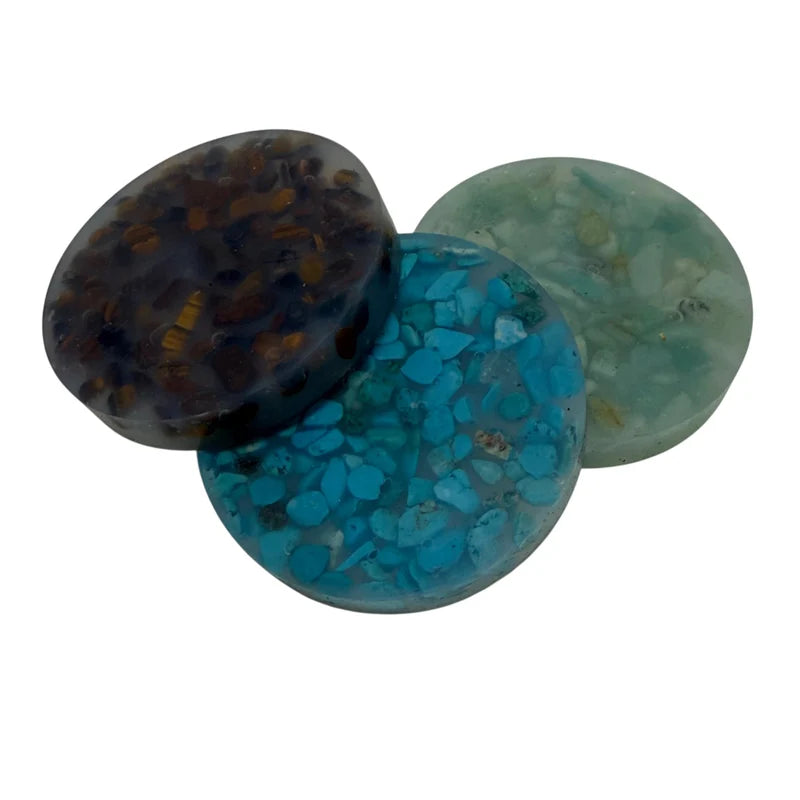 Strength, Balance & Focus Crystal Pick 'Em Stack : 3 Pack - Amazonite, Tiger’s Eye & Turquoise