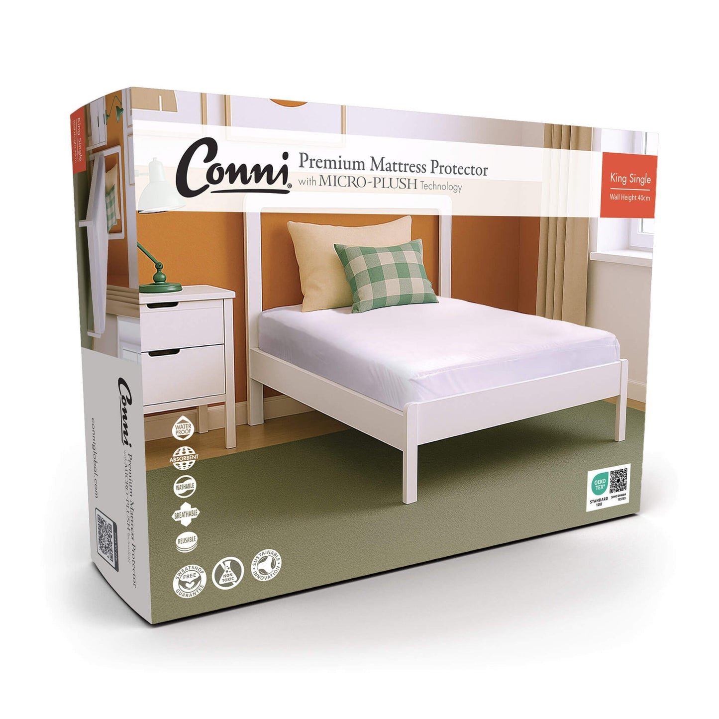 Premium Waterproof Mattress Protector - with Micro-Plush Technology