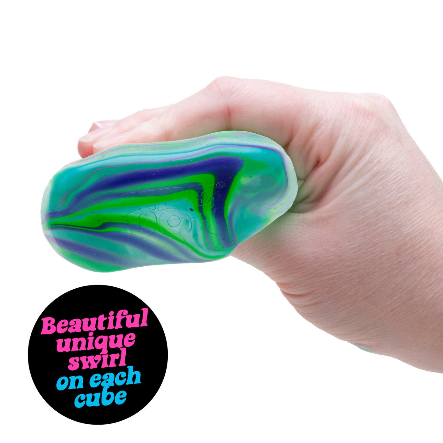 Nice Cube Swirl Nee Doh Blue/Green