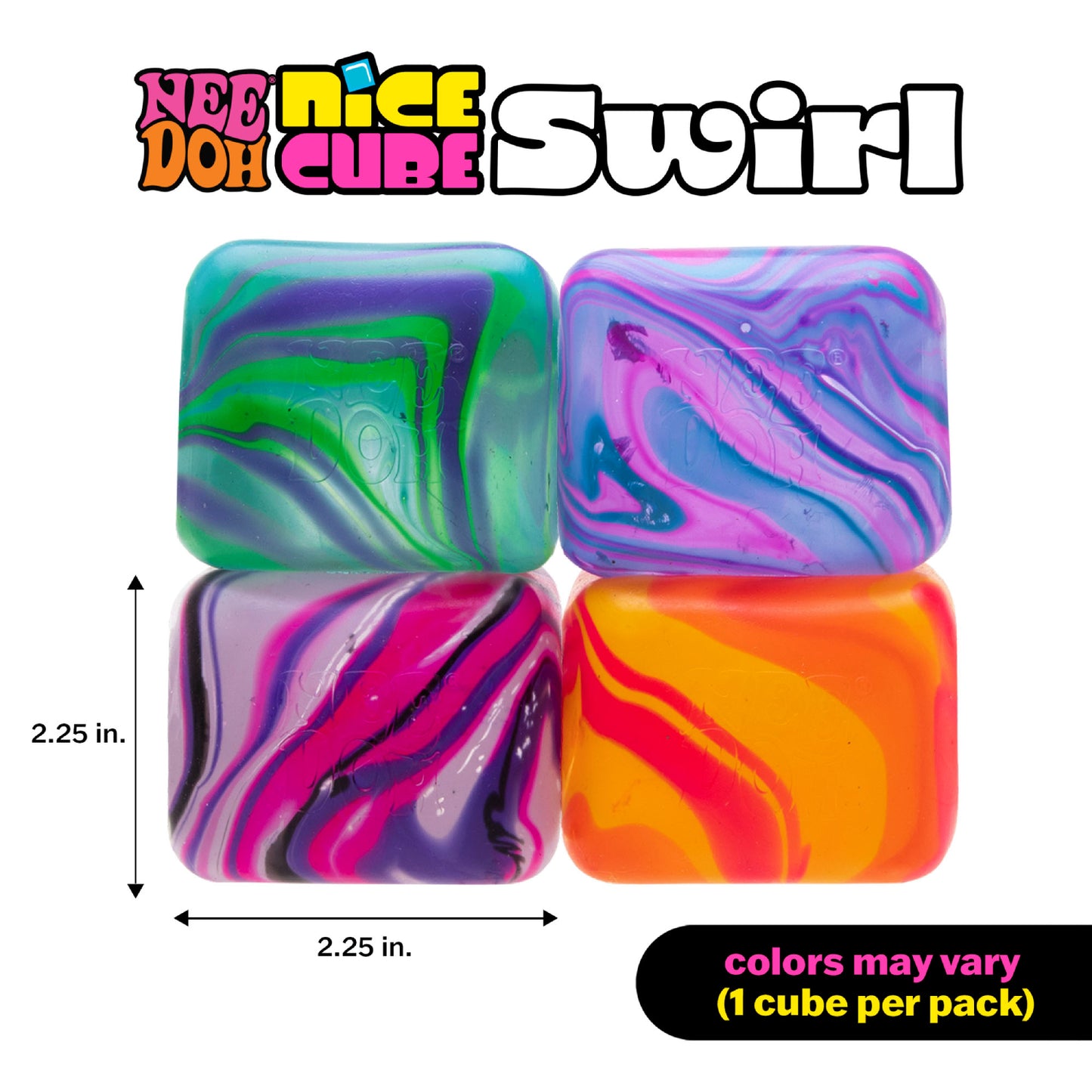 Nice Cube Swirl Nee Doh Pink/Blue