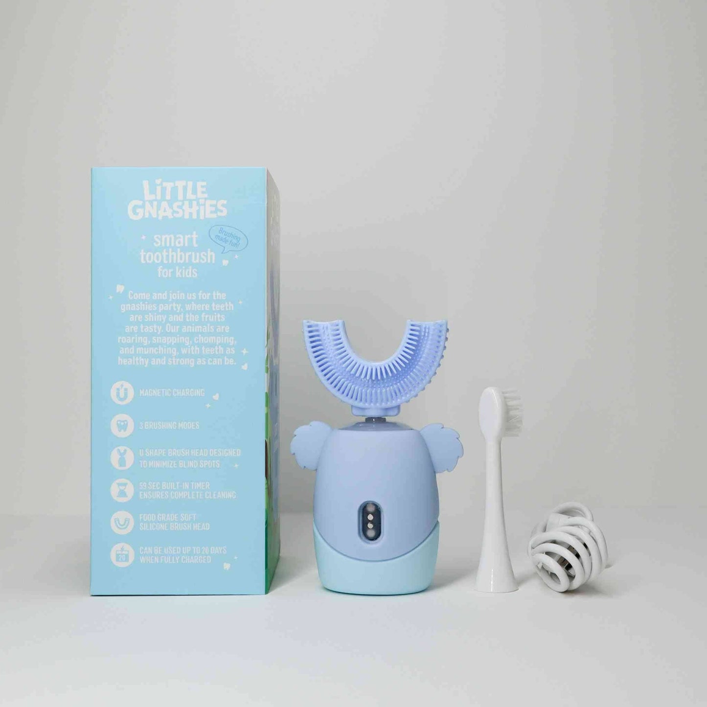 Kids Electric Toothbrush Blue Koala-Kevin Little Gnashies