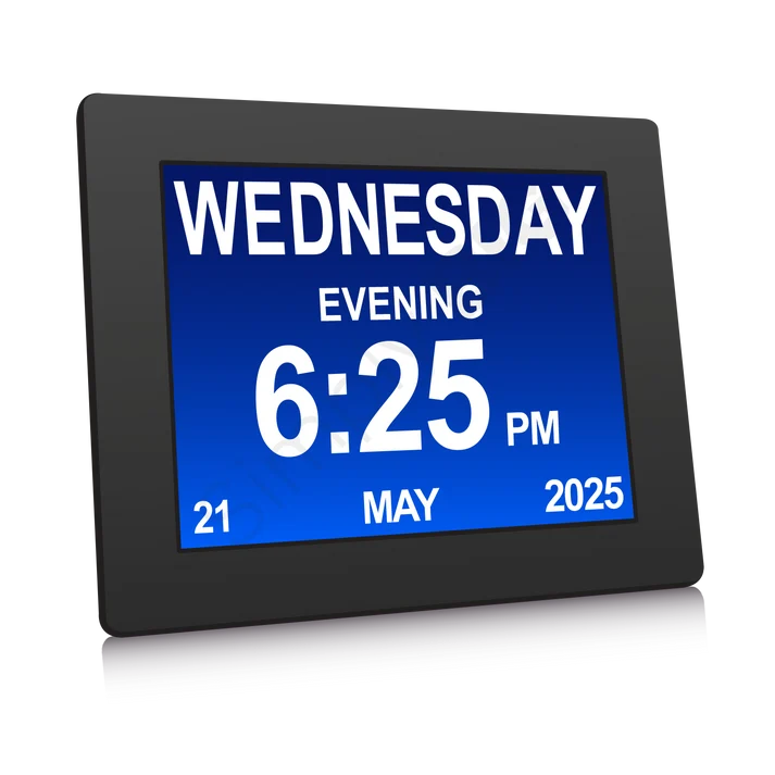 10-Inch Digital Reminder Clock – 40 Custom Reminders