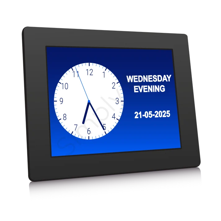 10-Inch Digital Reminder Clock – 40 Custom Reminders