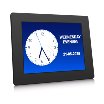 10-Inch Digital Reminder Clock – 40 Custom Reminders