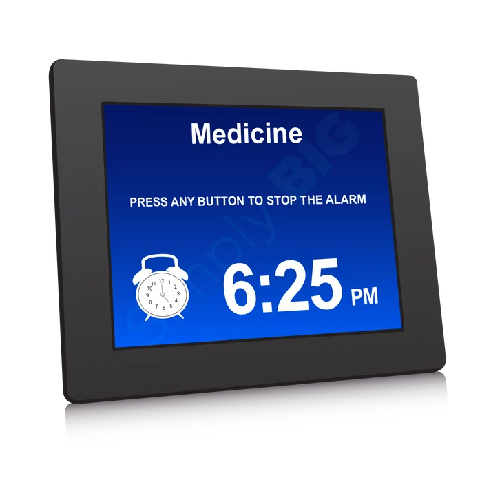 10-Inch Digital Reminder Clock – 40 Custom Reminders