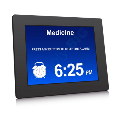 10-Inch Digital Reminder Clock – 40 Custom Reminders
