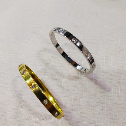 18K Gold or Silver Calm Bracelet