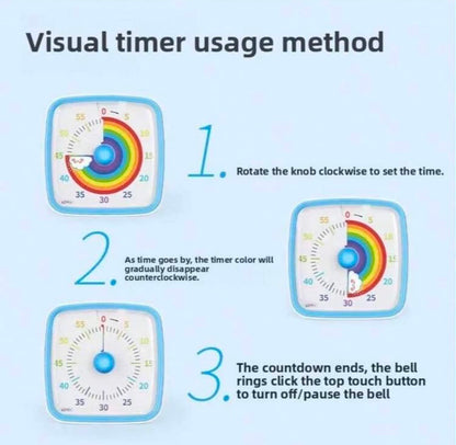 60 Minute Visual Rainbow Timer
