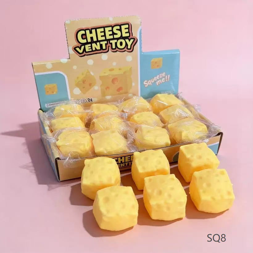 Cheese Squeeze Squishy Medium