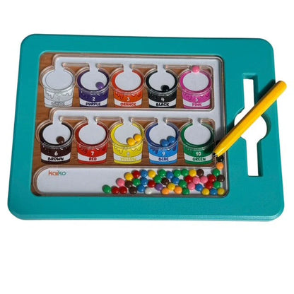 Colour & Number Maze Magnetic Pad - Magnetic Colour Sorting Maze