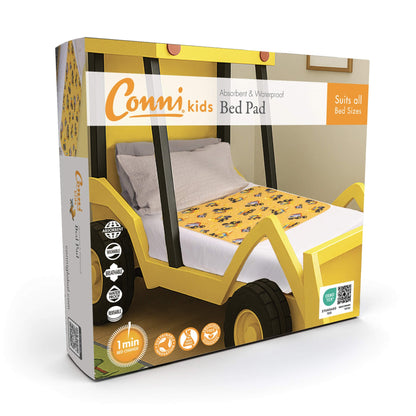 Conni Kids Reusable Bed Pad - Truck Print