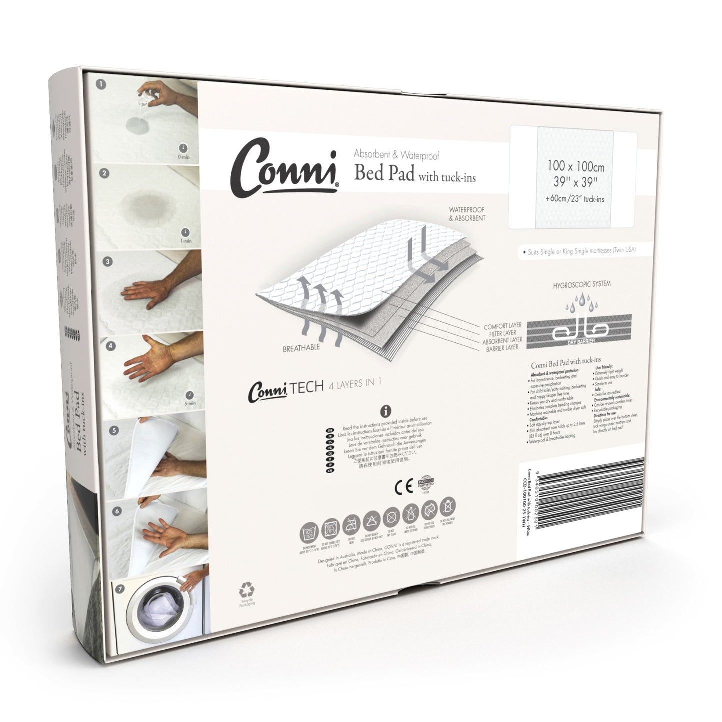 Conni Bed Pad- White