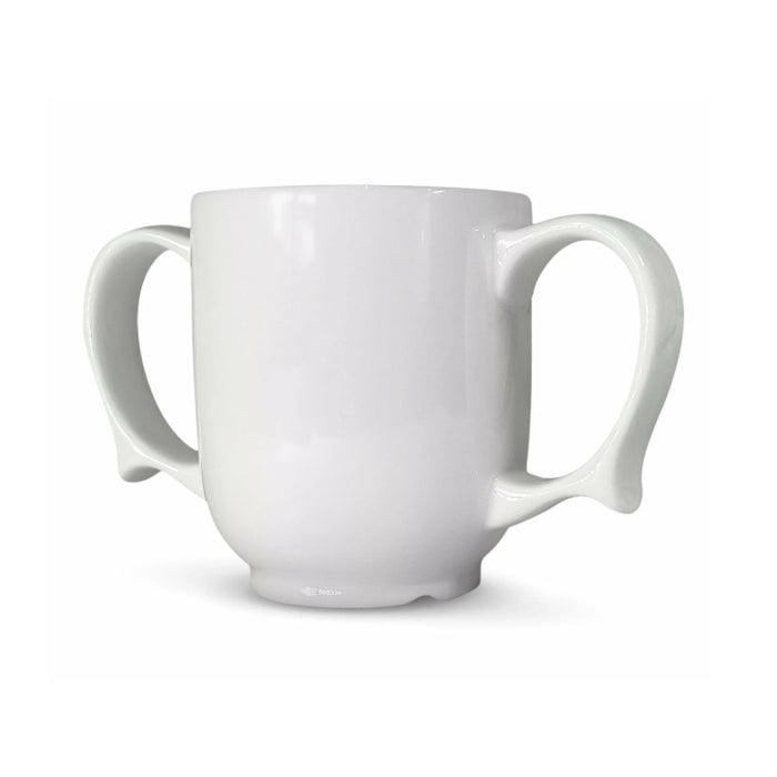 Dignity By Wade Two Handled Mug (250ml) - White