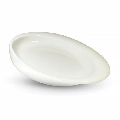 Dignity By Wade Scoop Plate (23cm) - White