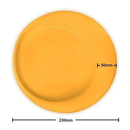 Dignity By Wade Scoop Plate (23cm) - Yellow