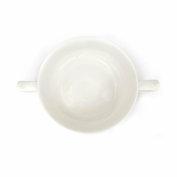 Dignity By Wade Two Handled Bowl - White