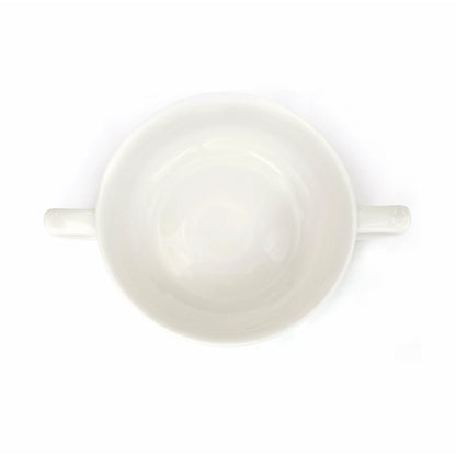 Dignity By Wade Two Handled Bowl - White