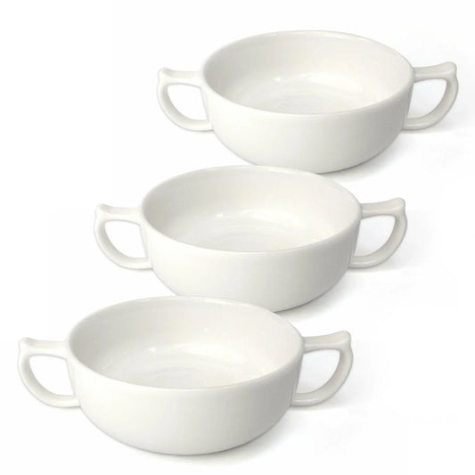 Dignity By Wade Two Handled Bowl - White