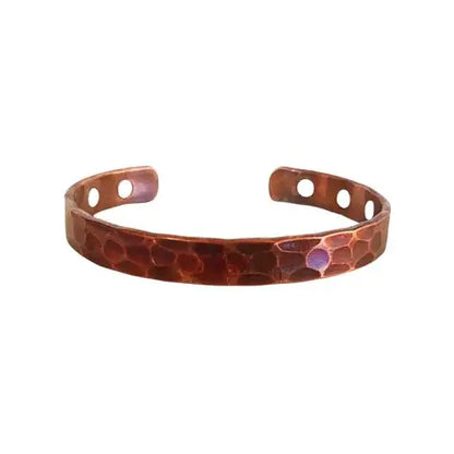Dark Hammered - Unisex Design - Premium Copper Magnetic Bracelet