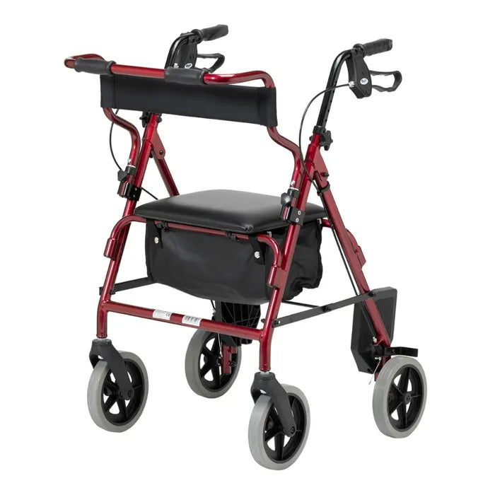 Days 2-in-1 Transit Rollator Red