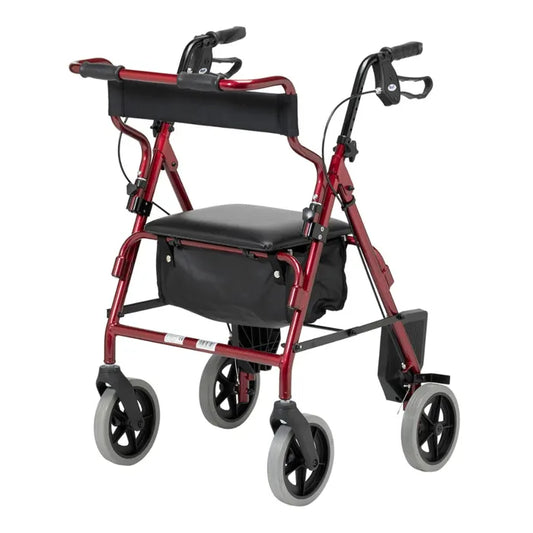 Days 2-in-1 Transit Rollator Red