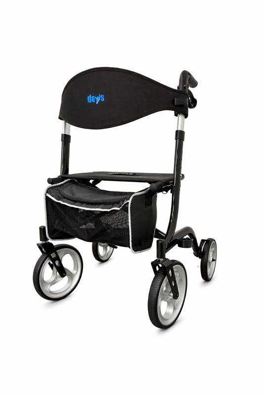 Days Superlite Deluxe Rollator Black