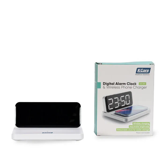 Digital Alarm Clock and Wireless Phone Charger