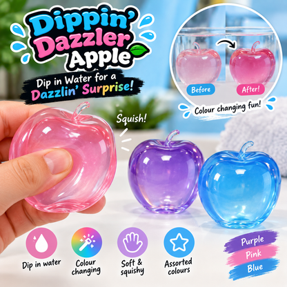 Dippin Dazzler Colour Changing Apple Squishy