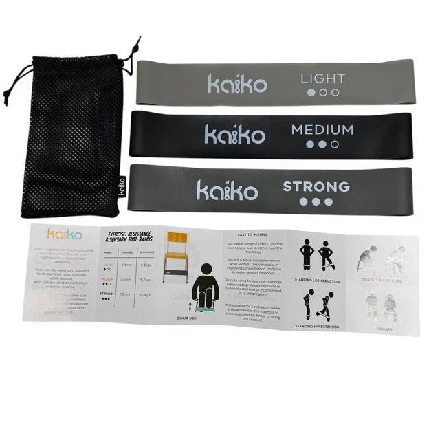Exercise & Sensory Foot Band Set | 3 Resistance Levels