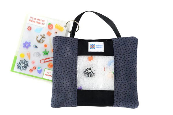 Exploratory Bag- Charcoal Dots