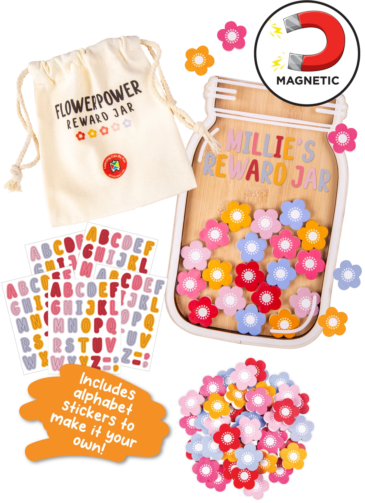 Flower Power Reward Jar