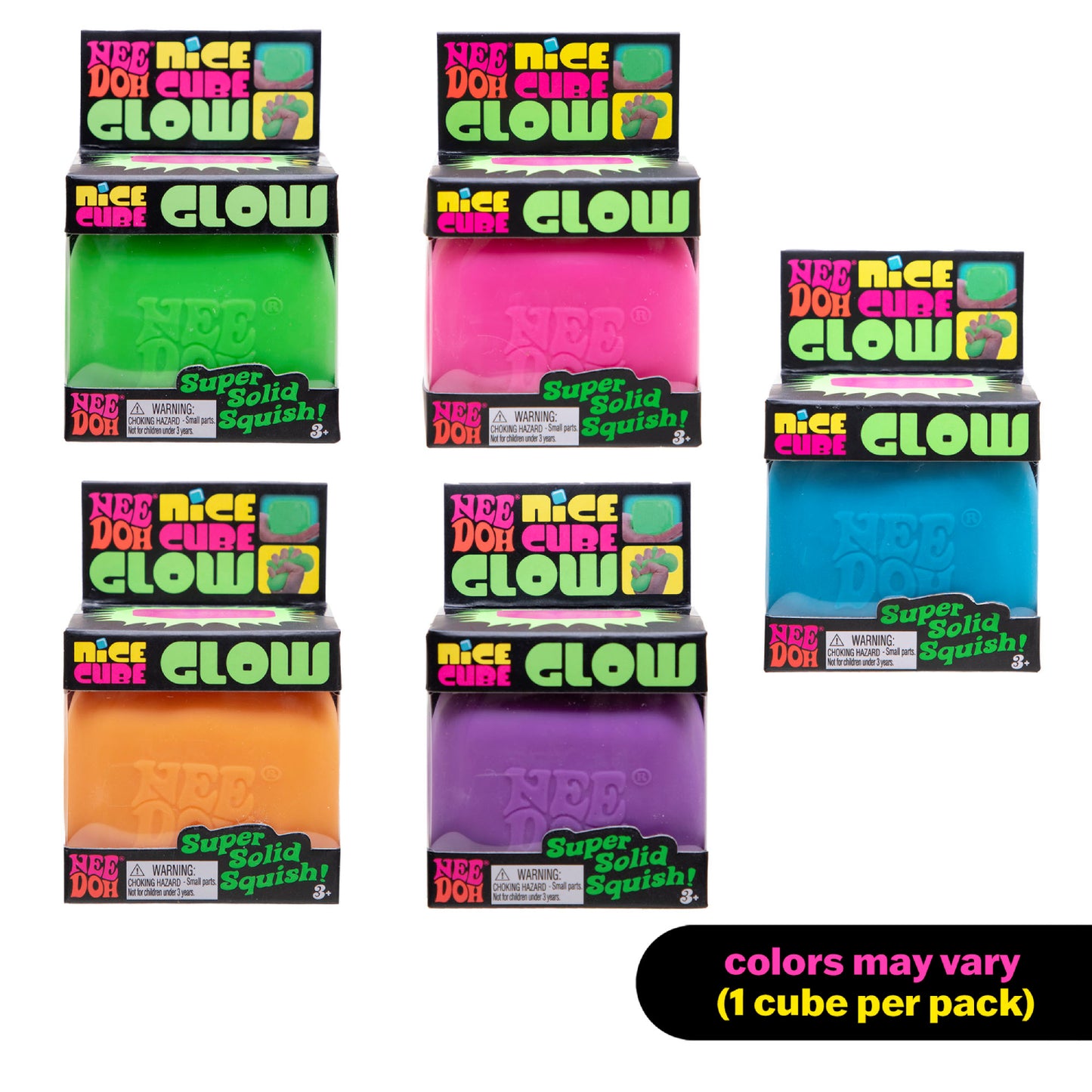 Glow in the Dark Nice Cube Nee Doh