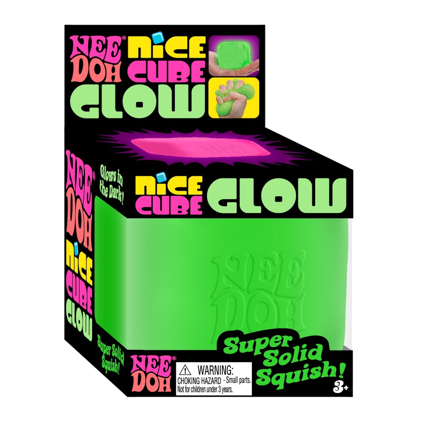 Glow in the Dark Nice Cube Nee Doh