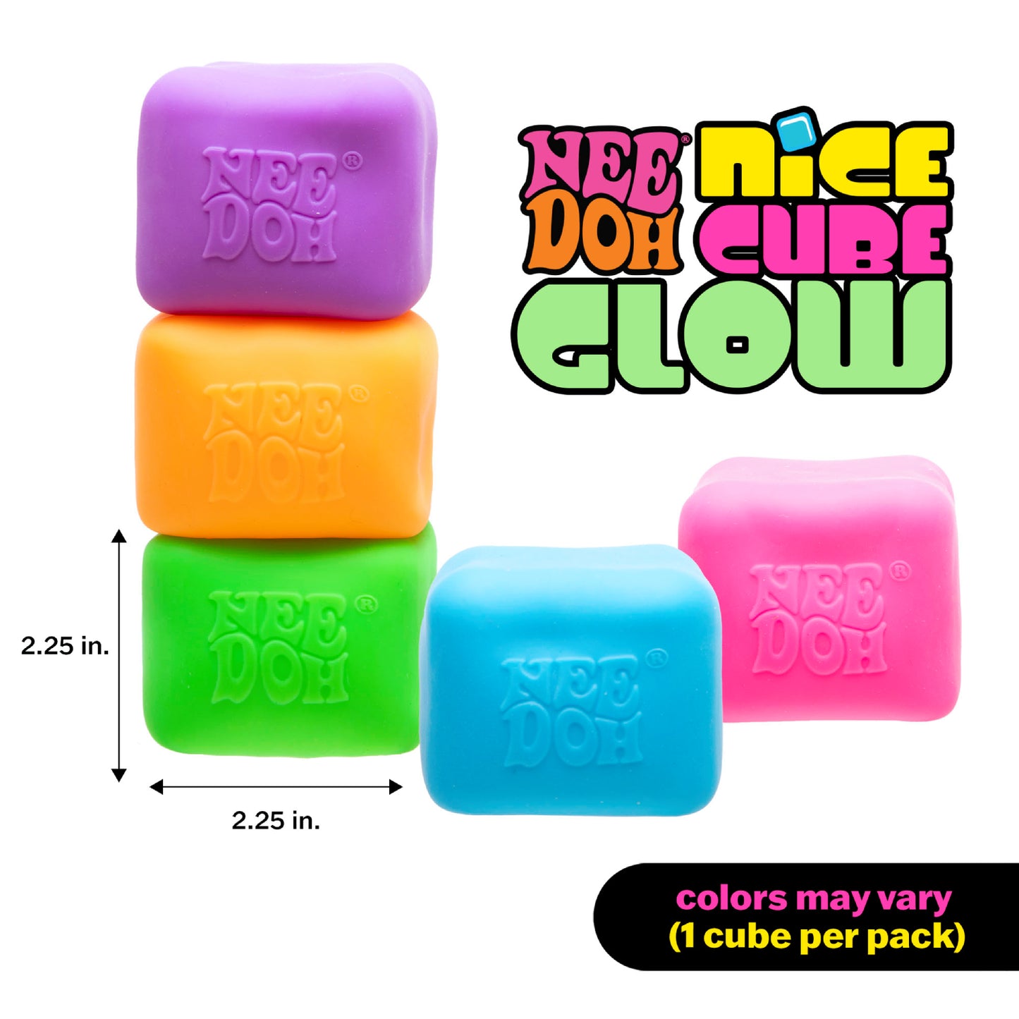 Glow in the Dark Nice Cube Nee Doh
