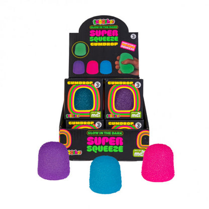 Smoosho's Super Squeeze Glow-in-the-dark Gumdrop