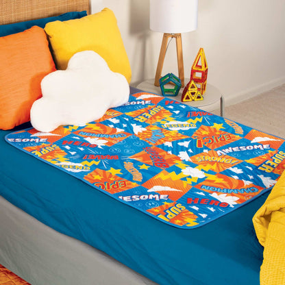 Conni Kids Reusable Bed Pad - Hero Print