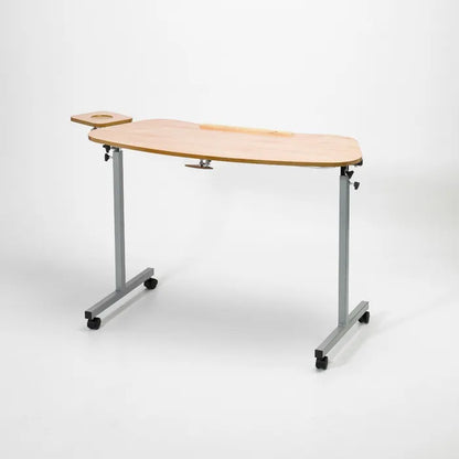 Homecraft Over Armchair Tilting Table, 109 x 41cm, with Side Table 20 x 20cm, Height Adjustable 75-91.5cm
