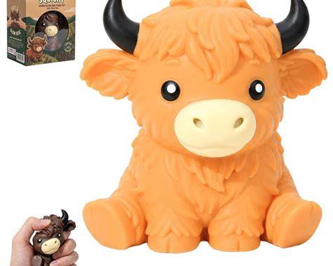 Jumbo Highland Cow Squishy