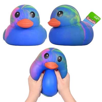 Jumbo Rainbow/Tie-Dye Duck Squishy
