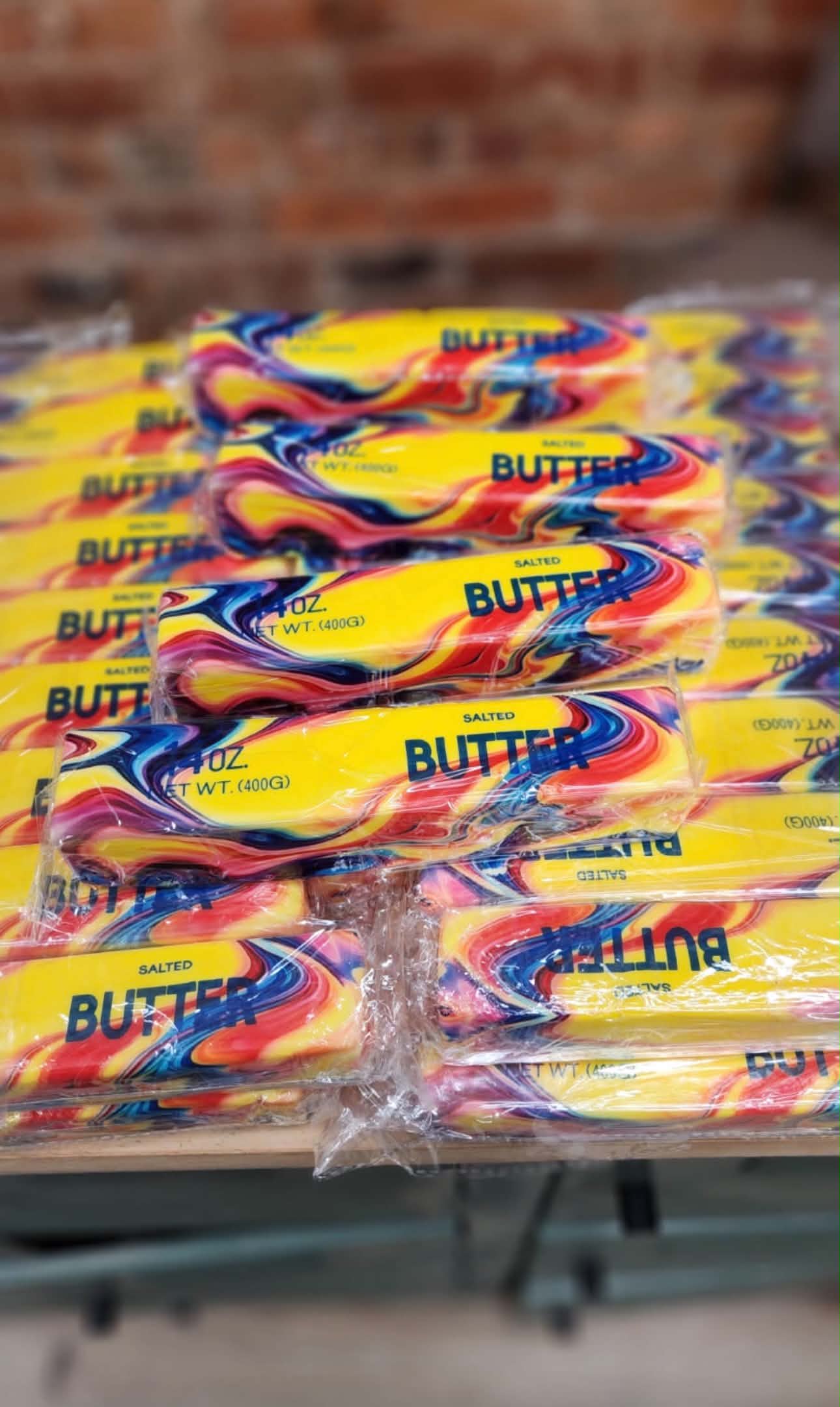 Large Squishy Butter Swirl