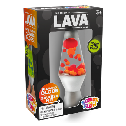 Lava Squish N Flow -Red/Orange/Clear