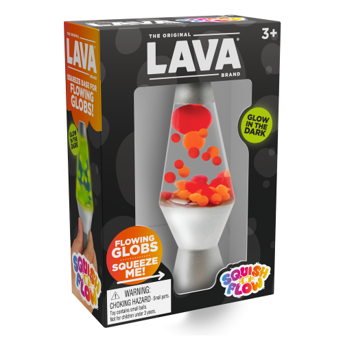 Lava Squish N Flow -Red/Orange/Clear