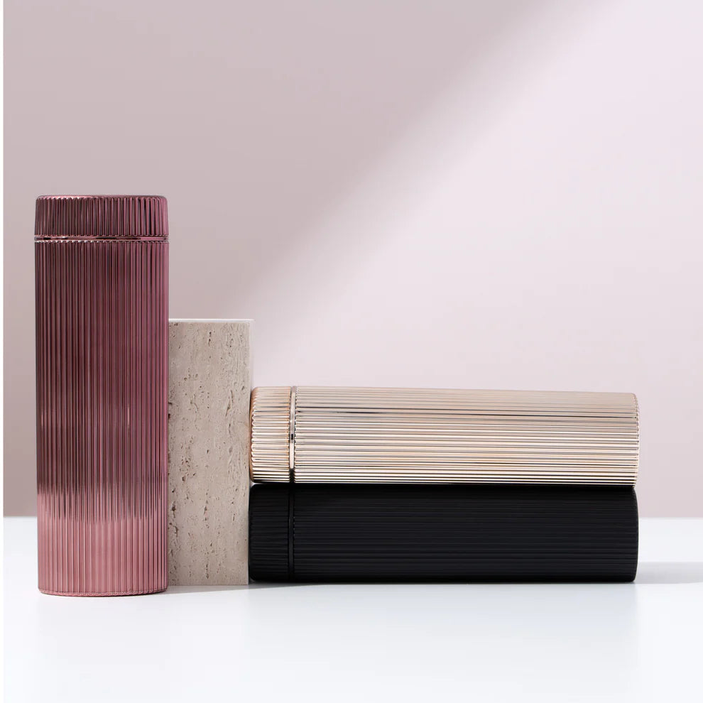 Stylish Pill Box - Champagne Gold